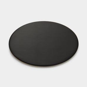 Brass Coaster - Black - Round