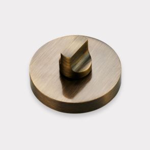Solid Brass Thumbturn Lock Set - Antique Gold