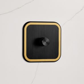 1G Two Way Dimmer Switch (150W) Black / Gold