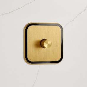 1G Two Way Dimmer Switch (150W) Gold / Black Gloss