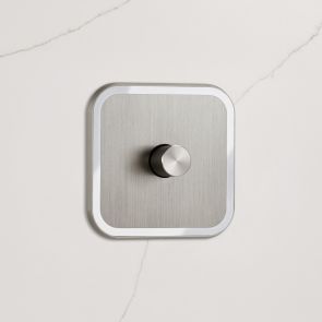 1G Two Way Dimmer Switch (150W) Silver / White Gloss