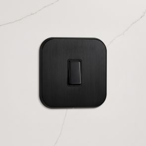 1G Two Way Rocker Switch (20A) Black