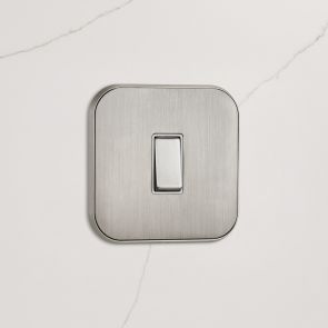 1G Two Way Rocker Switch (20A) Silver 