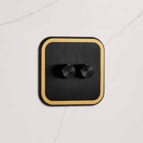 2G Two Way Dimmer Switch (150W) Black / Gold