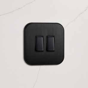 2G Two Way Rocker Switch (20A) Black