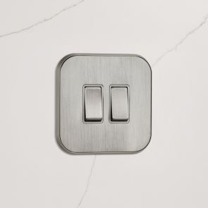 2G Two Way Rocker Switch (20A) Silver