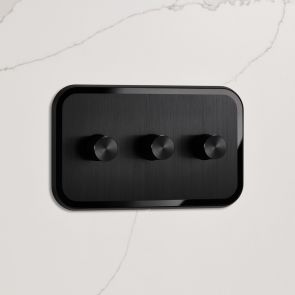 3G Two Way Dimmer Switch (150W) Black / Black Gloss