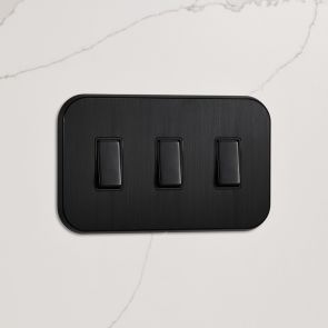 3G Two Way Rocker Switch (20A) Black