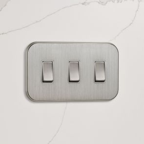 3G Two Way Rocker Switch (20A) Silver