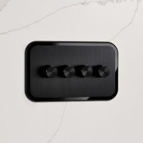 4G Two Way Dimmer Switch (150W) Black / Black Gloss