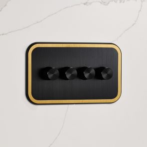 4G Two Way Dimmer Switch (150W) Black / Gold