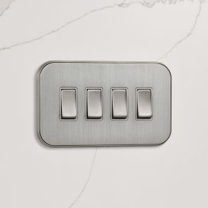 4G Two Way Rocker Switch (20A) Silver