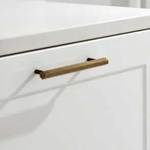 Aluminium Bar Handle - Antique Gold - Hexagonal