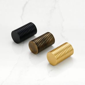 Aluminium Cylinder Pull - Fluted