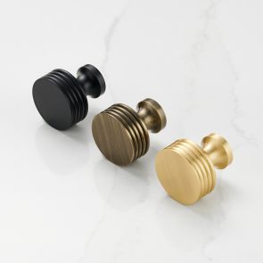 Aluminium Knob - Round Fluted