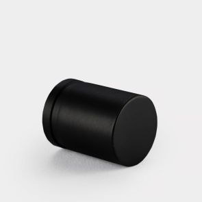 Brass Cylinder Pull - Black