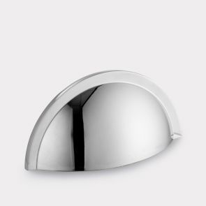 Brass Cup Handle - Chrome