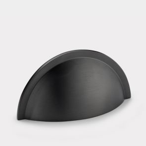 Brass Cup Handle - Gunmetal Grey