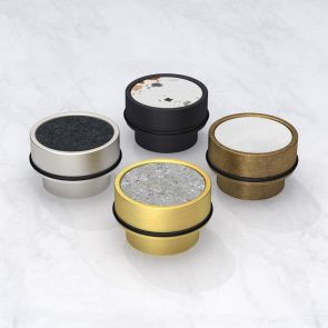 Brass Door Stops - Terrazzo