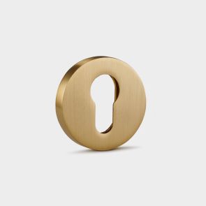 Brass Key Escutcheon Plate Set