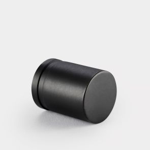 Brass Cylinder Pull - Gunmetal Grey
