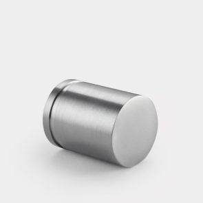 Brass Cylinder Pull - Silver