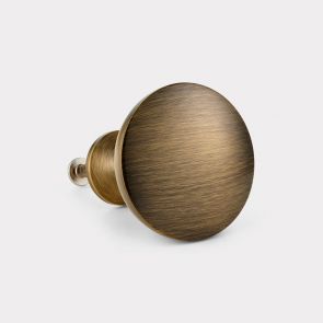 Brass Door Knob -  Antique Gold - Dome