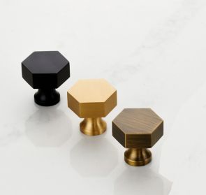 Aluminium Knob - Hexagonal 