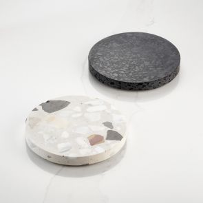 Terrazzo Coaster - Black & White