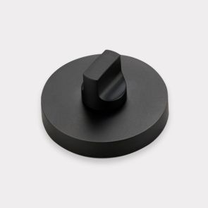 Solid Brass Thumbturn Lock Set - Black