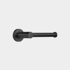 Brass Toilet Roll Holder - Black