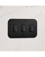 3G Rocker Light Switch (20A) in Black