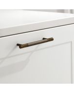 Fluted Pull Handles in Antique Gold