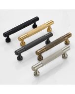 Knurled Brass Cabinet Door Handles