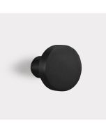 Brass Coat Hook in Black