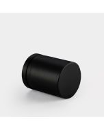 Brass Cylinder Pulls in Black