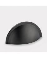 Brass Cup Handles in Gunmetal Grey