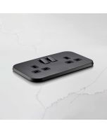 UK Socket (20A) Gold, Black & Silver