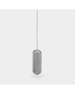 Brass Knurled Pull Cord Light Switch in Silver