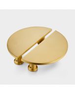 Brass Large Half Moon Cupboard Handles