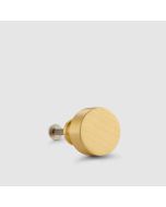 Brass Round Door Knobs in Gold - Small