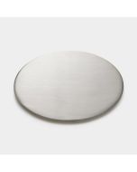Brass Round Drinks Coaster in Silver