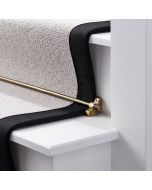 Stair Carpet Rods in Antique Gold