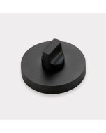 Brass Thumbturn Door Lock Set in Black