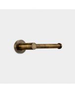 Brass Wall Mounted Toilet Roll Holder in Antique Gold