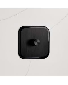 1G Dimmer Light Switch (150W) in Black & Black Gloss