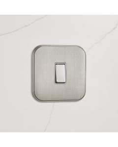 1G Rocker Light Switch (20A) in Silver