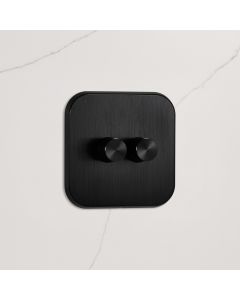 2G Dimmer Light Switch (150W) in Black