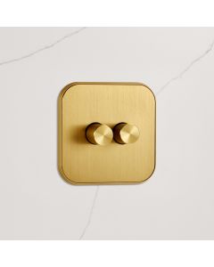 2G Dimmer Light Switch (150W) in Gold
