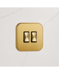 2G Rocker Light Switch (20A) in Gold